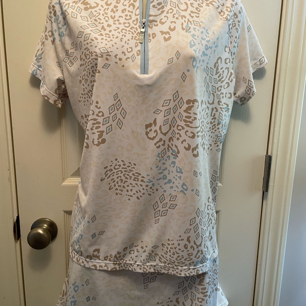 Coral Bay Patterned Short Sleeve Women's Golf set